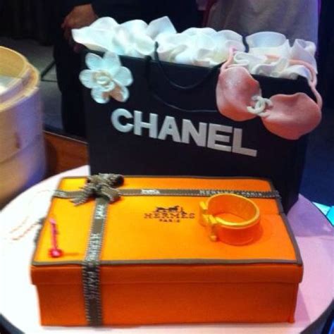 chanel and hermes birthday cake design.